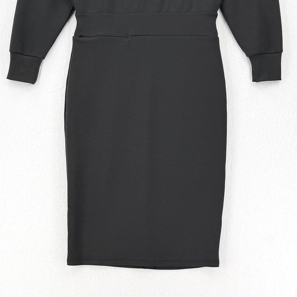 RHONE Dreamglow Long Sleeve Sweatshirt Dress Women Small Black Performance - Picture 9 of 16